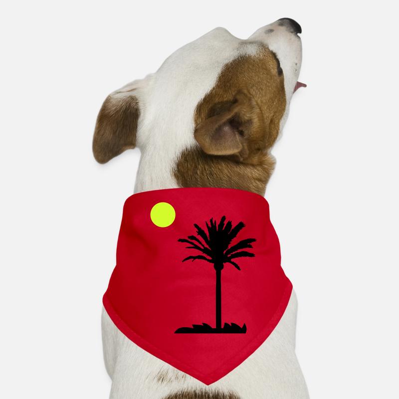 palme Hunde-Bandana