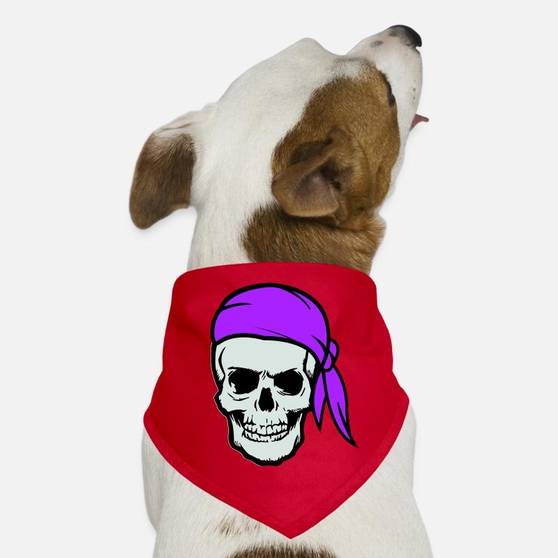 skull pirate Dog Bandana