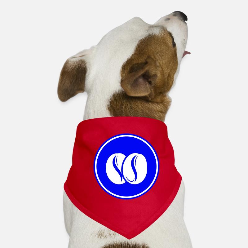 Symbole du grain de café Bandana pour chien
