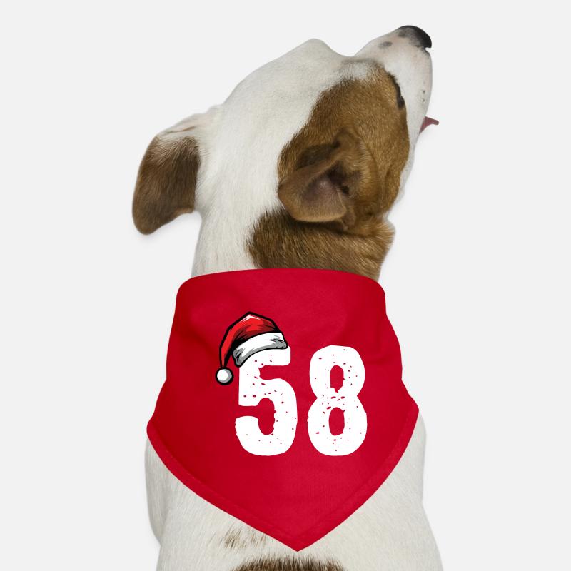 58 Numéro Noël Bandana pour chien
