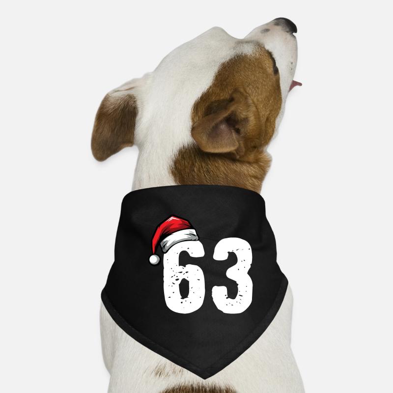 63 Numéro Noël Bandana pour chien