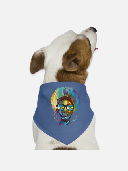 St. Pierre und Miquelon - Hunde-Bandana - Rot - Vorne