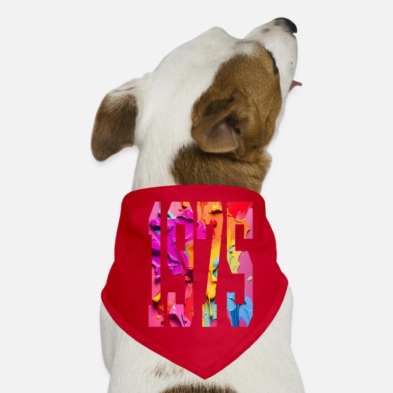 BUNT 51. GEBURTSTAG 1975 Hunde-Bandana