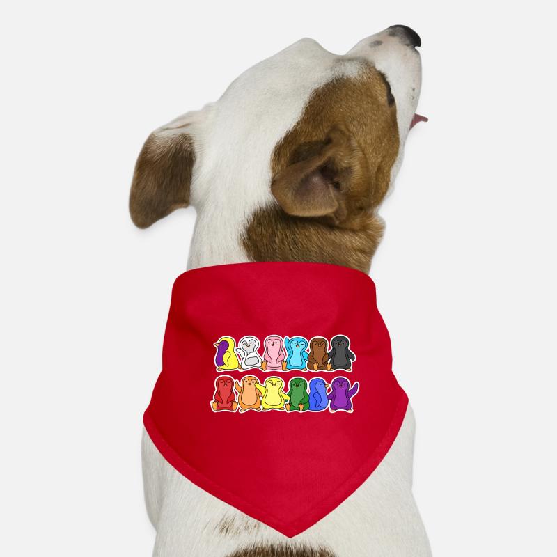 Pride Progress Flagge Pinguine Gleichberechtigung Hunde-Bandana