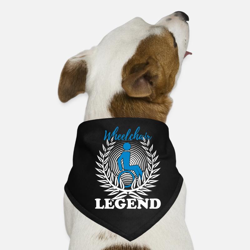 Légende en fauteuil roulant Bandana pour chien