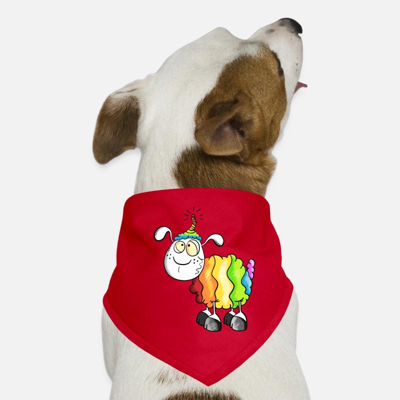 Rainbow Schaf Hunde-Bandana