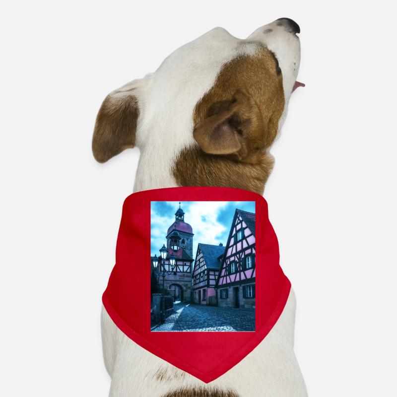 Città medievale Bandana per cani