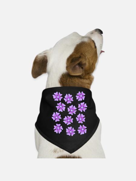 Malve - Hunde-Bandana - Schwarz - Vorne