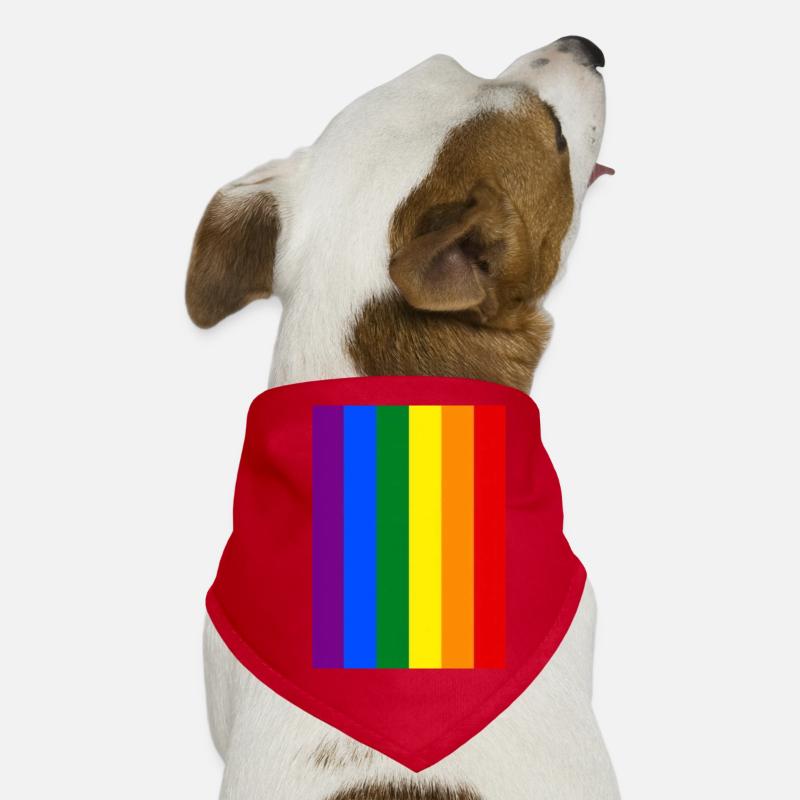 Rainbow flag Dog Bandana