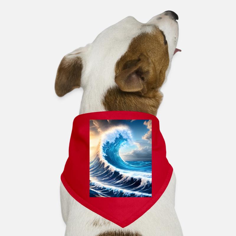Big Wave #001 Hunde-Bandana