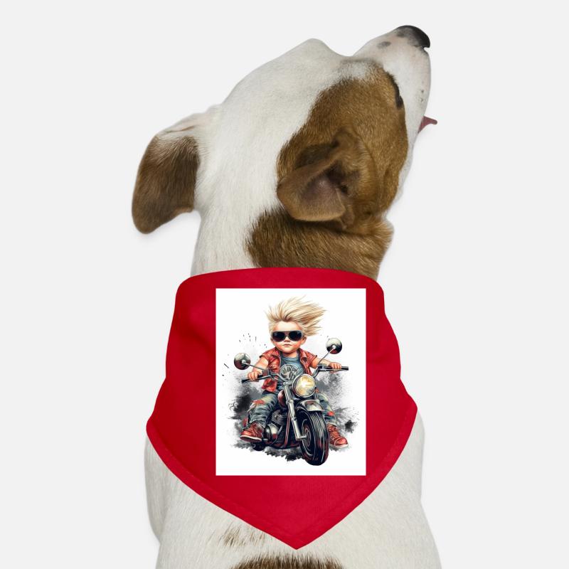 Junior Biker 2 Hunde-Bandana