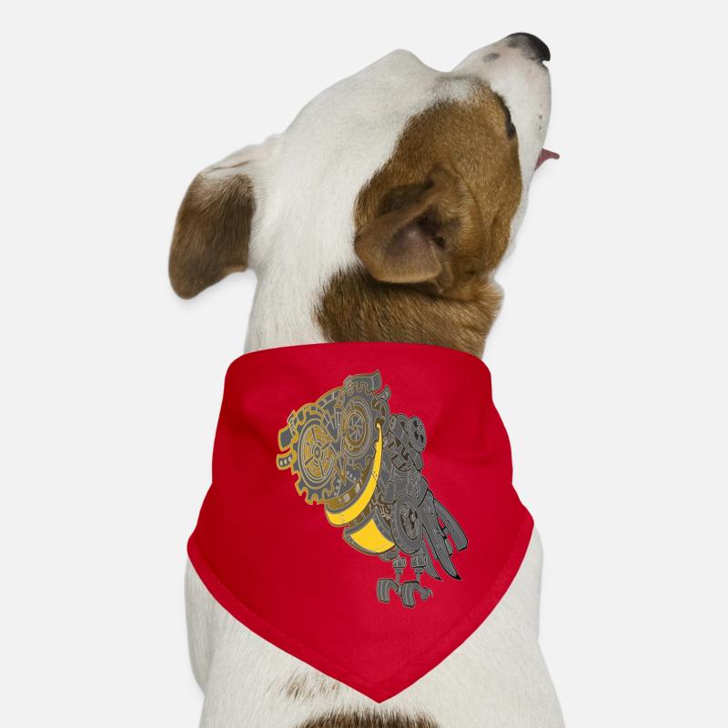 Steampunk Eule Hunde-Bandana