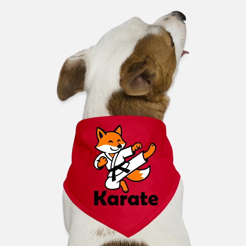 Karate Fox Dog Bandana