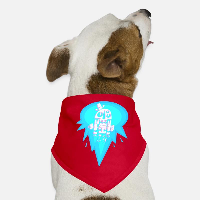 turbodead - Hunde-Bandana - Rot