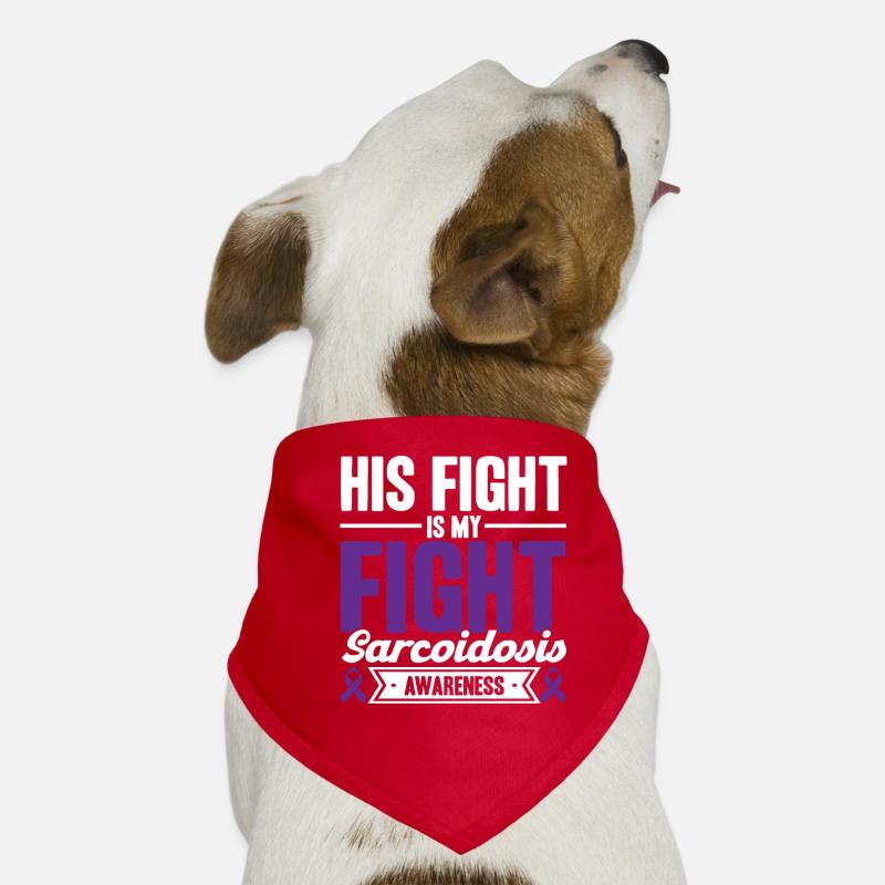 Sarcoïdose Sensibilisation Sarcoïdose Soutien SA Bandana pour chien