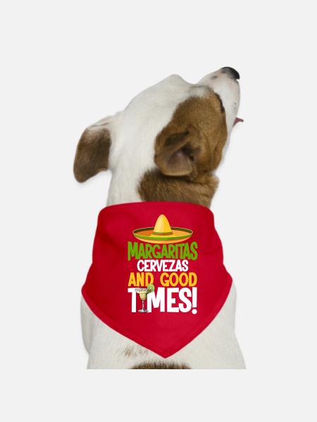 Cinco De Mayo 5 De Mayo Cinco De Mayo Party Gesche - Bandana pour chien - rouge - Devant