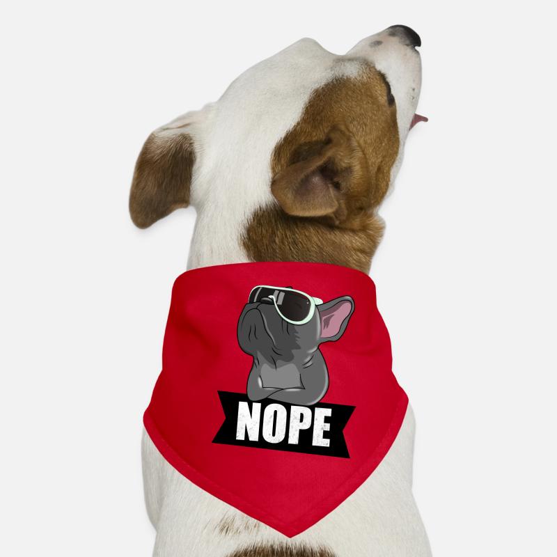 Bouledogue français: NOPE Bandana pour chien