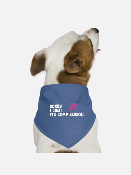 Tut mir leid, dass ich die Staffel nicht tanzen kann - Hunde-Bandana - Rot - Vorne