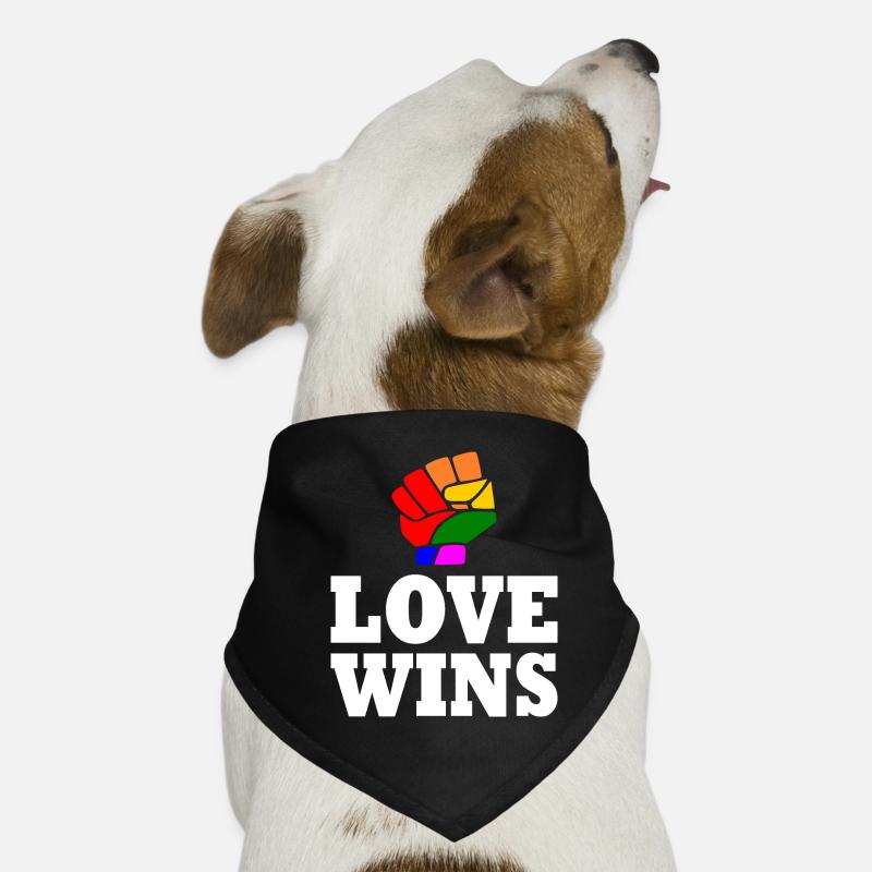 Love wins Hunde-Bandana