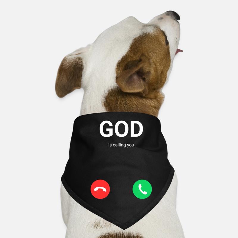 Gott ruft Hunde-Bandana
