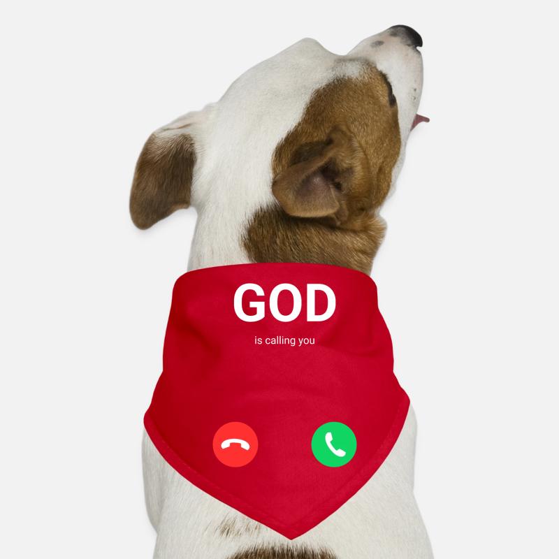 Gott ruft Hunde-Bandana