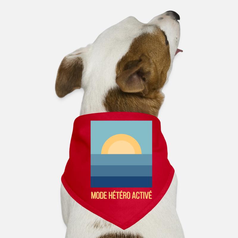 Mode Hétéro Activé Sunset Bandana pour chien