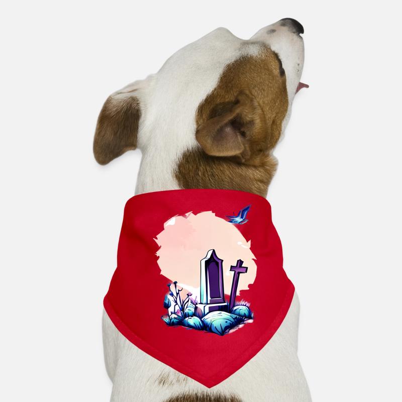 Verlassenes Grab Hunde-Bandana