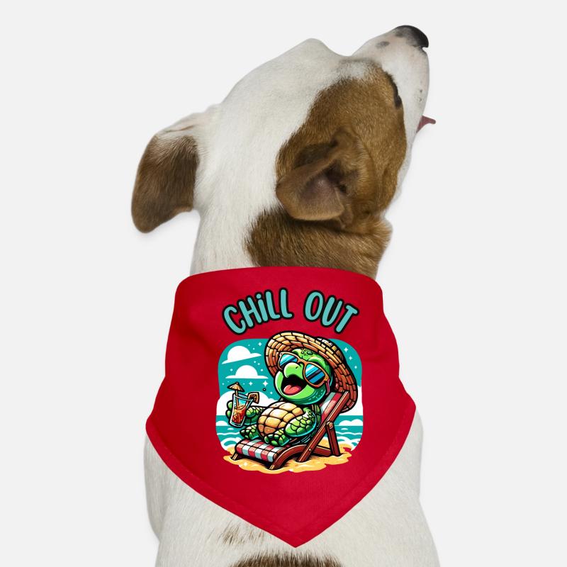 Schildkröte Chill Out Hunde-Bandana