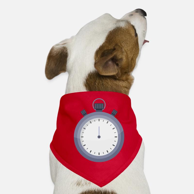 Stopwatch Dog Bandana