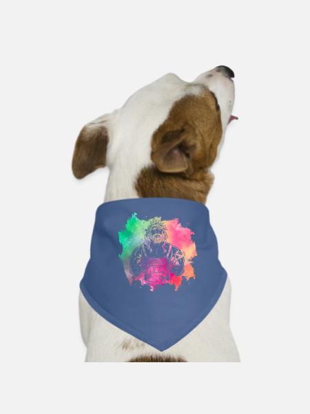 Artisan chrétien - Bandana pour chien - rouge - Devant