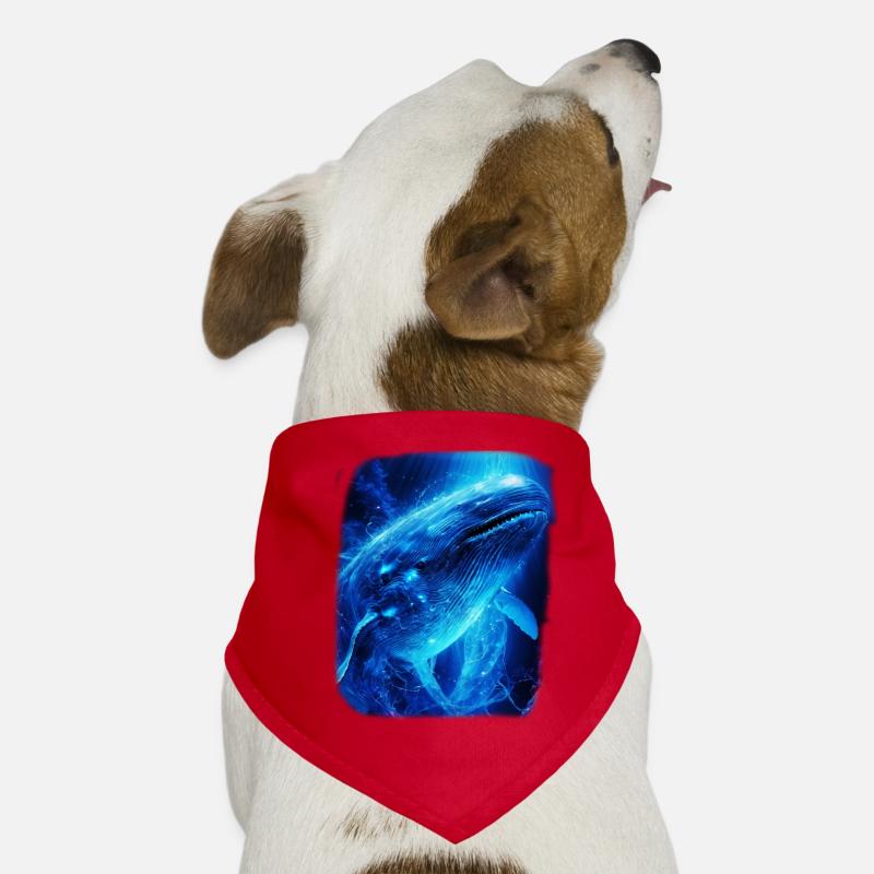 Blue Whale Dog Bandana