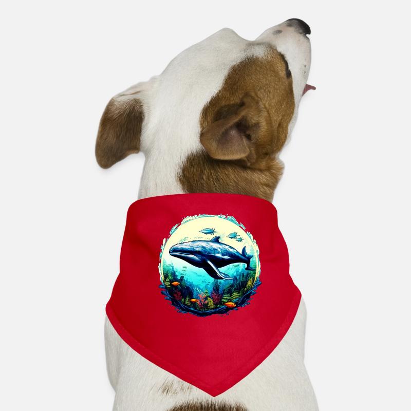 Blauwal Hunde-Bandana