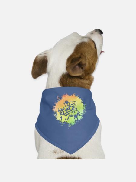 Ringen - Hunde-Bandana - Rot - Vorne