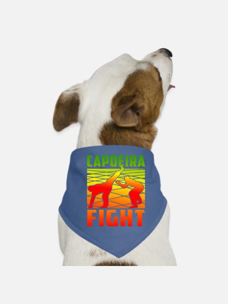 Capoeira Kampf - Hunde-Bandana - Rot - Vorne