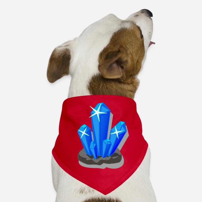 Kristall Hunde-Bandana