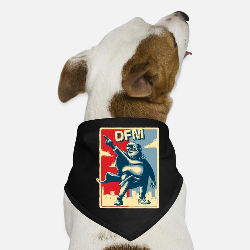 Diarrhea motif "Big Business" rectangular Dog Bandana