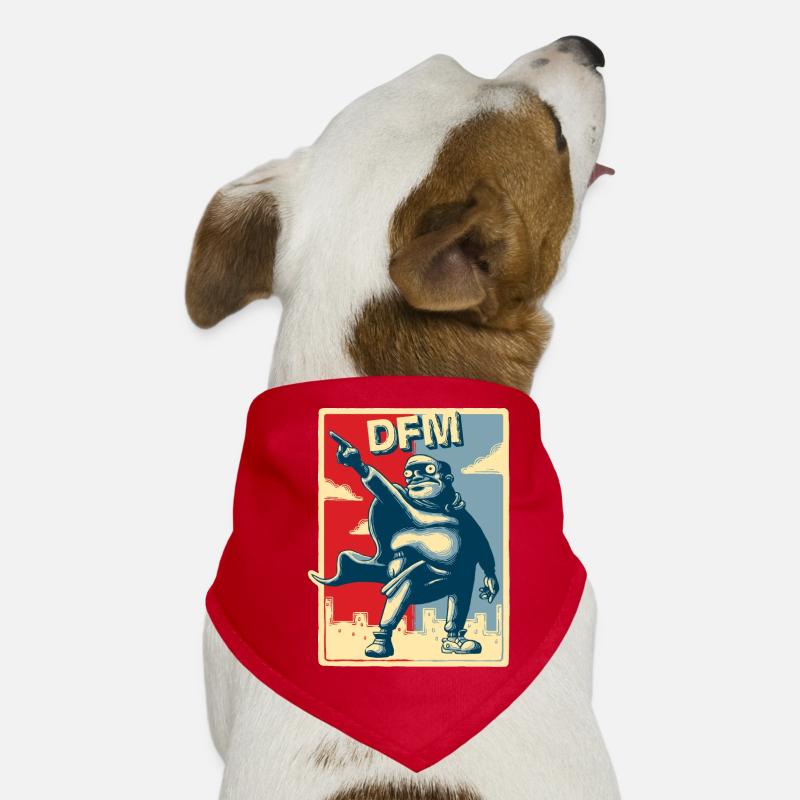 Diarrhea motif "Big Business" rectangular Dog Bandana
