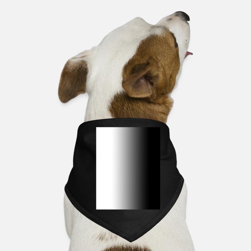 black and white Hunde-Bandana