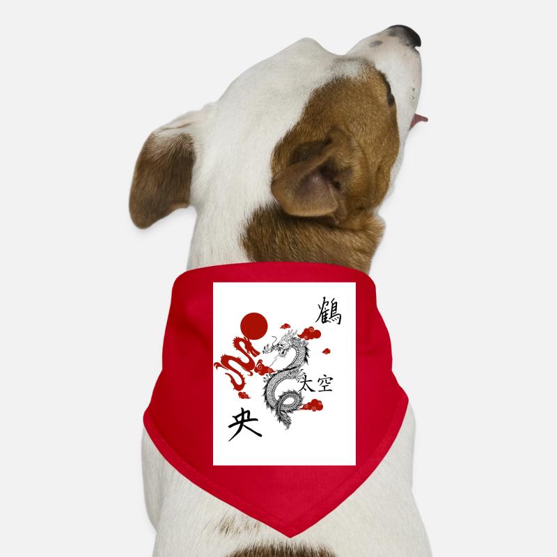 China Drachen Hunde-Bandana