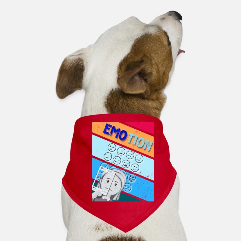 EMOtion Emotions Dog Bandana