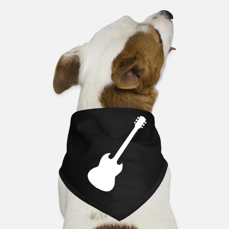 gitarre Hunde-Bandana