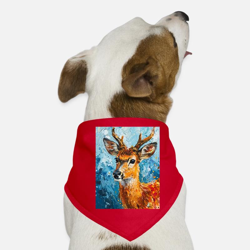 Deer image Dog Bandana