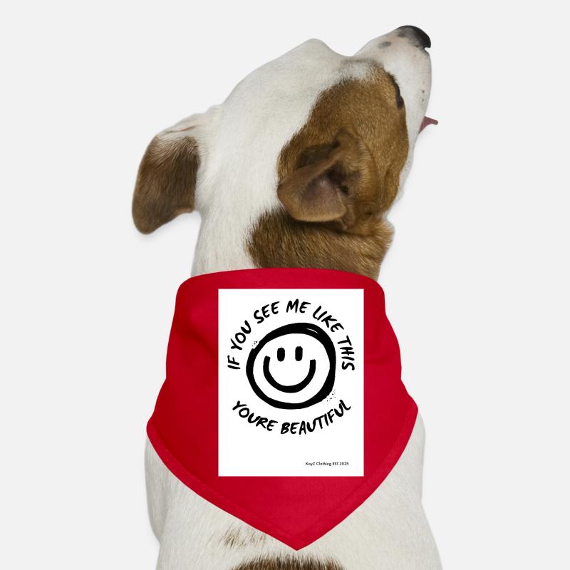 Vous êtes belle Bandana pour chien