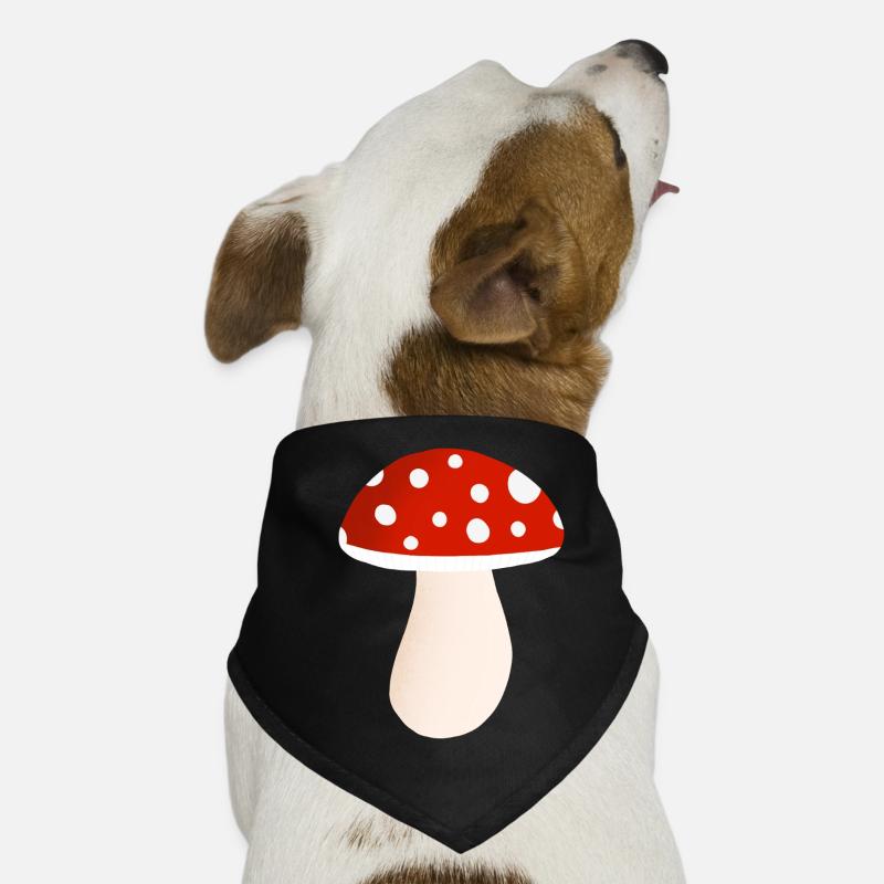 fly agaric mushroom Dog Bandana