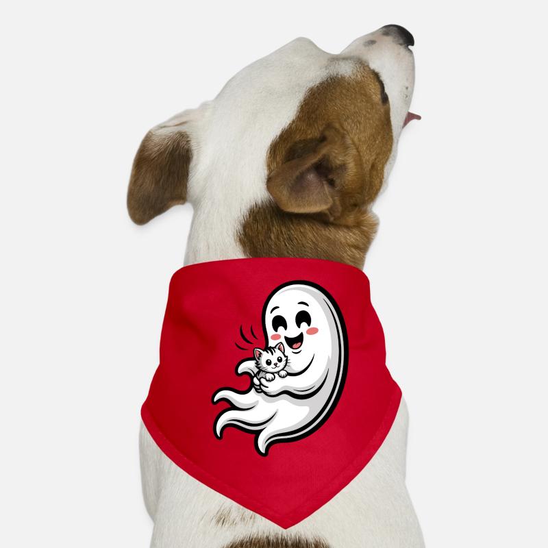 Fantôme câlin avec chat Bandana pour chien