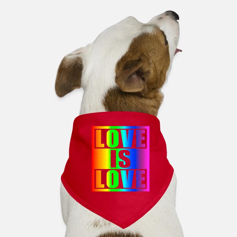 Love is Love Dog Bandana