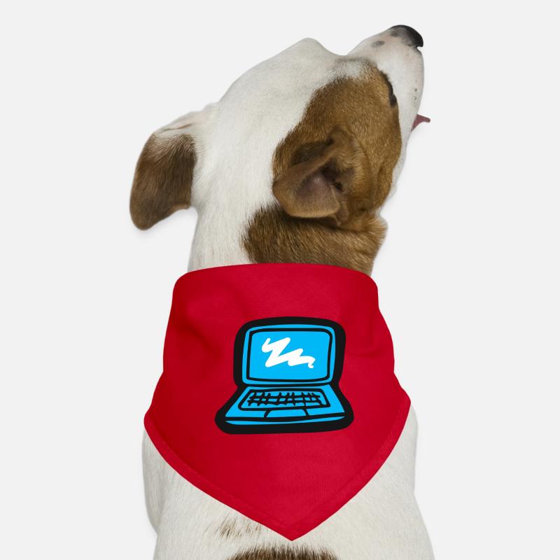 Laptop drawing computer Dog Bandana
