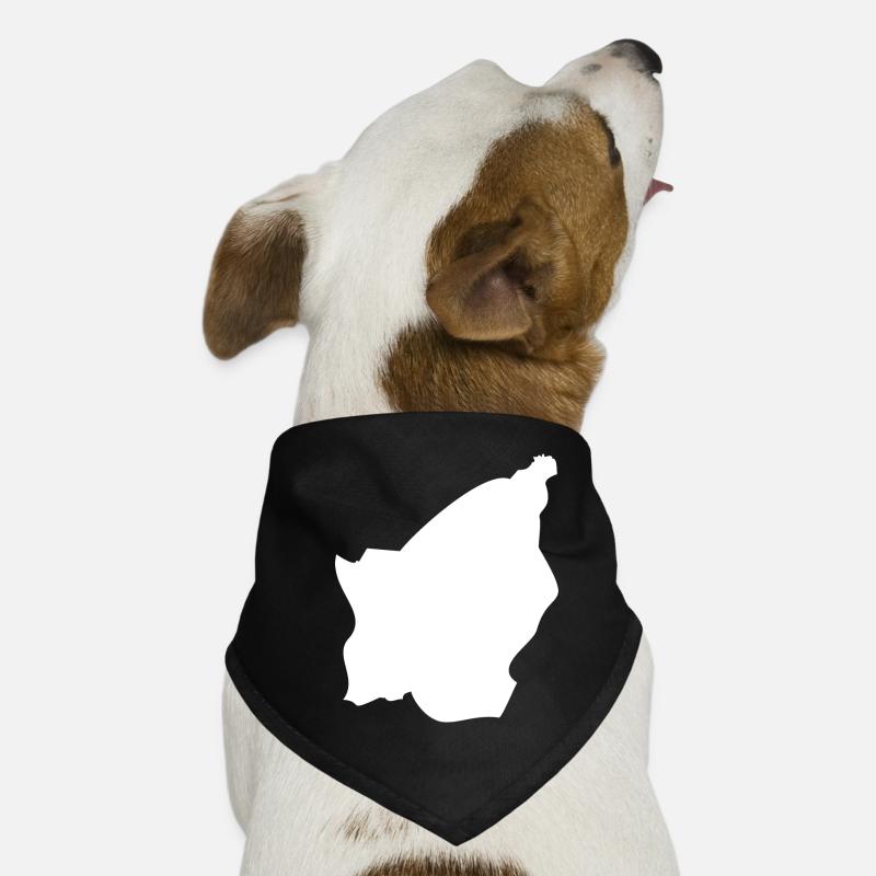 Drapeau de la carte de Saint-Marin Bandana pour chien