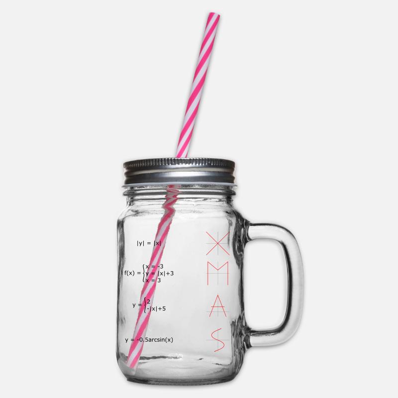 TOUT CE QUE VOUS AVEZ BESOIN EST AMOUR MATH NOËL - Bocal à boisson - transparent