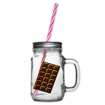 chocolate - Henkelglas mit Schraubdeckel - Klar - Rechts